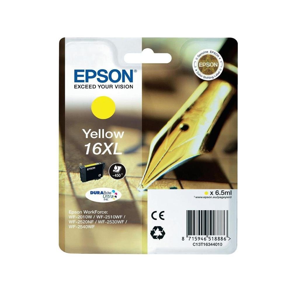 16XL Singlepack Epson Tintenpatrone gelb T1634