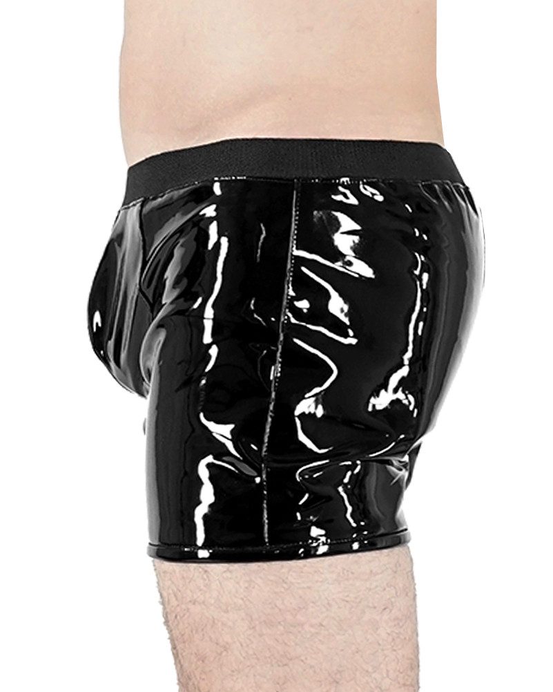BOCKLE Boxershorts Bockle® Boxer Leder Glanz Boxer Shorts Kunsleder