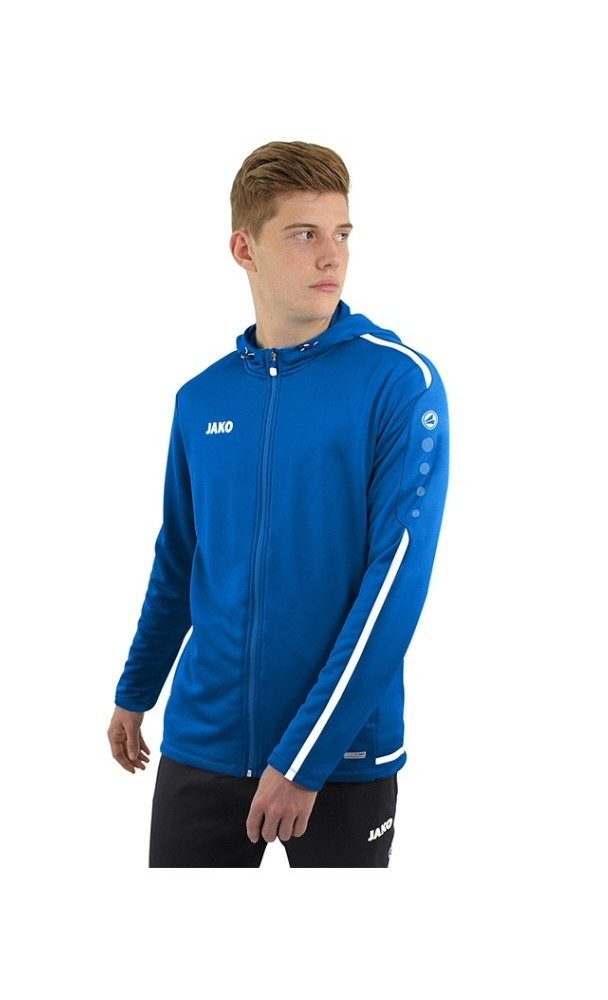Jako Trainingsjacke Kapuzenjacke Striker 2.0 blau/weiss Herren