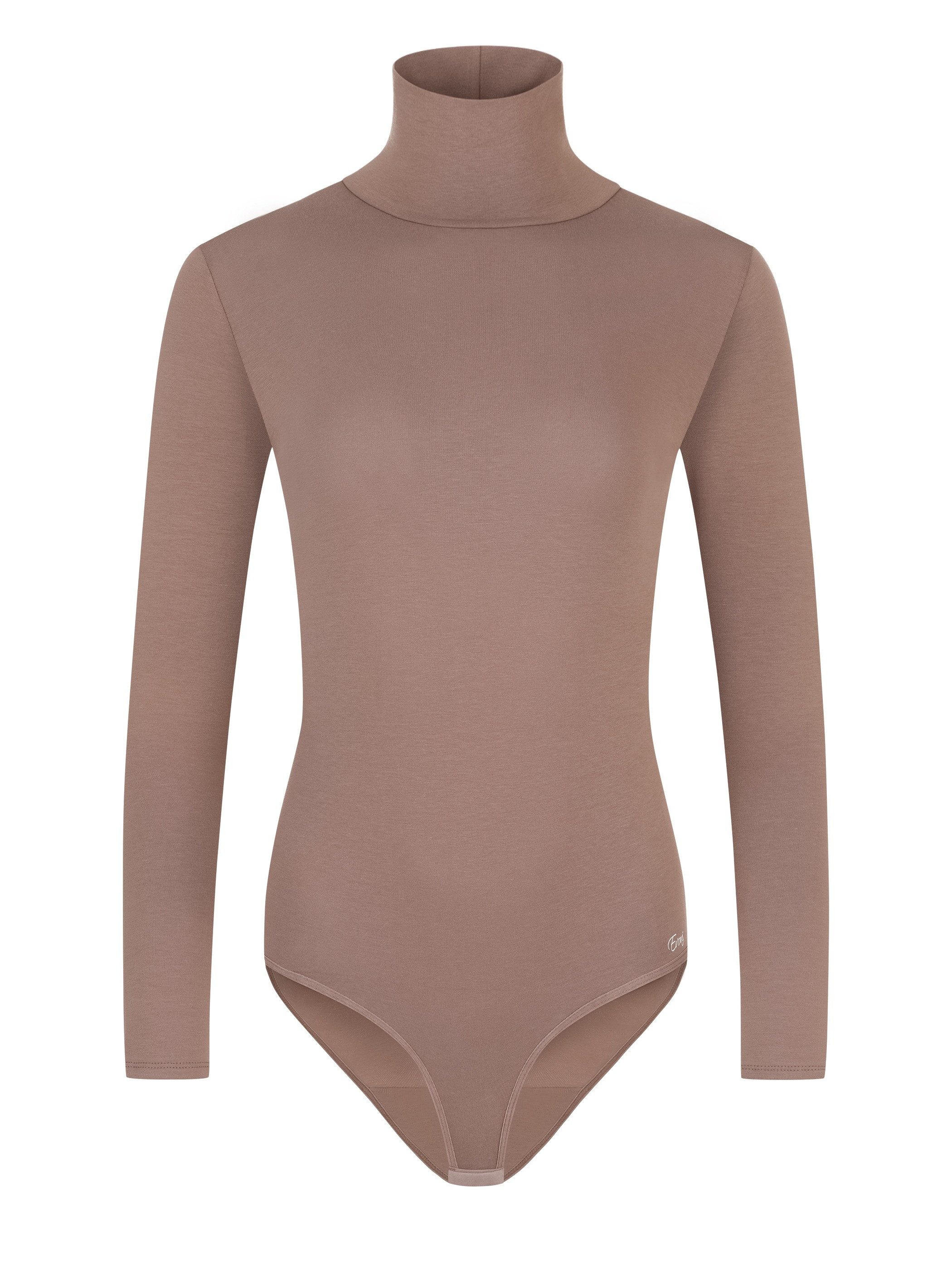 Evoni Body Langarmbody mit Trichterkragen