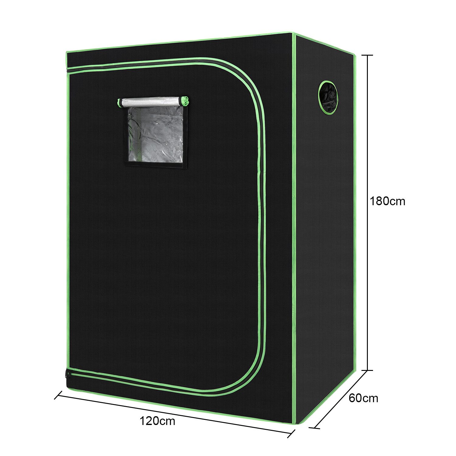 Clanmacy Gewächshaus Growzelt Growbox 120x60x180cm Indoor günstig online kaufen