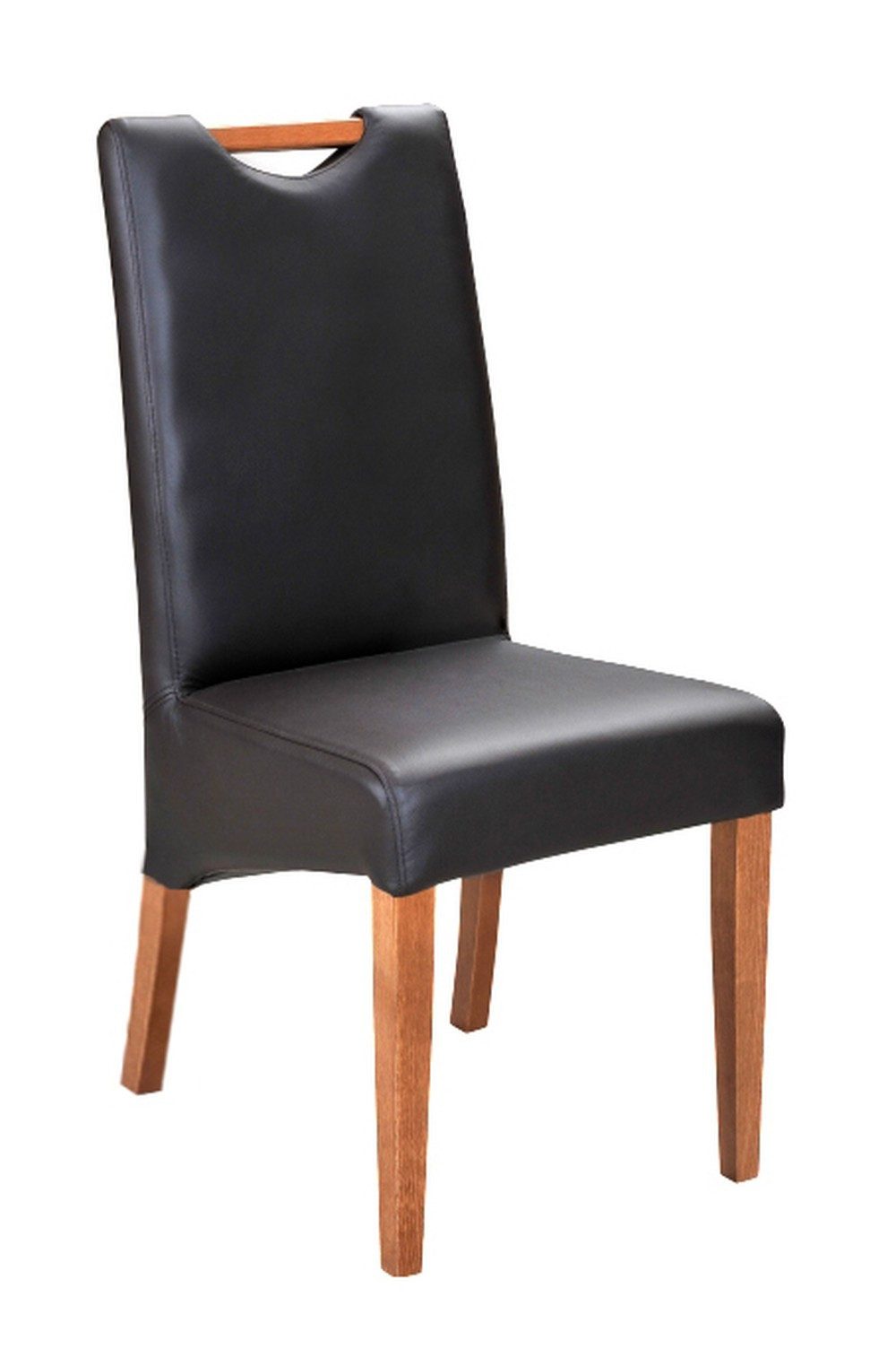 JVmoebel Esszimmerstuhl Holz Polsterstuhl in Schwarz für modernes Esszimmerdesign (Set), Made in Europa