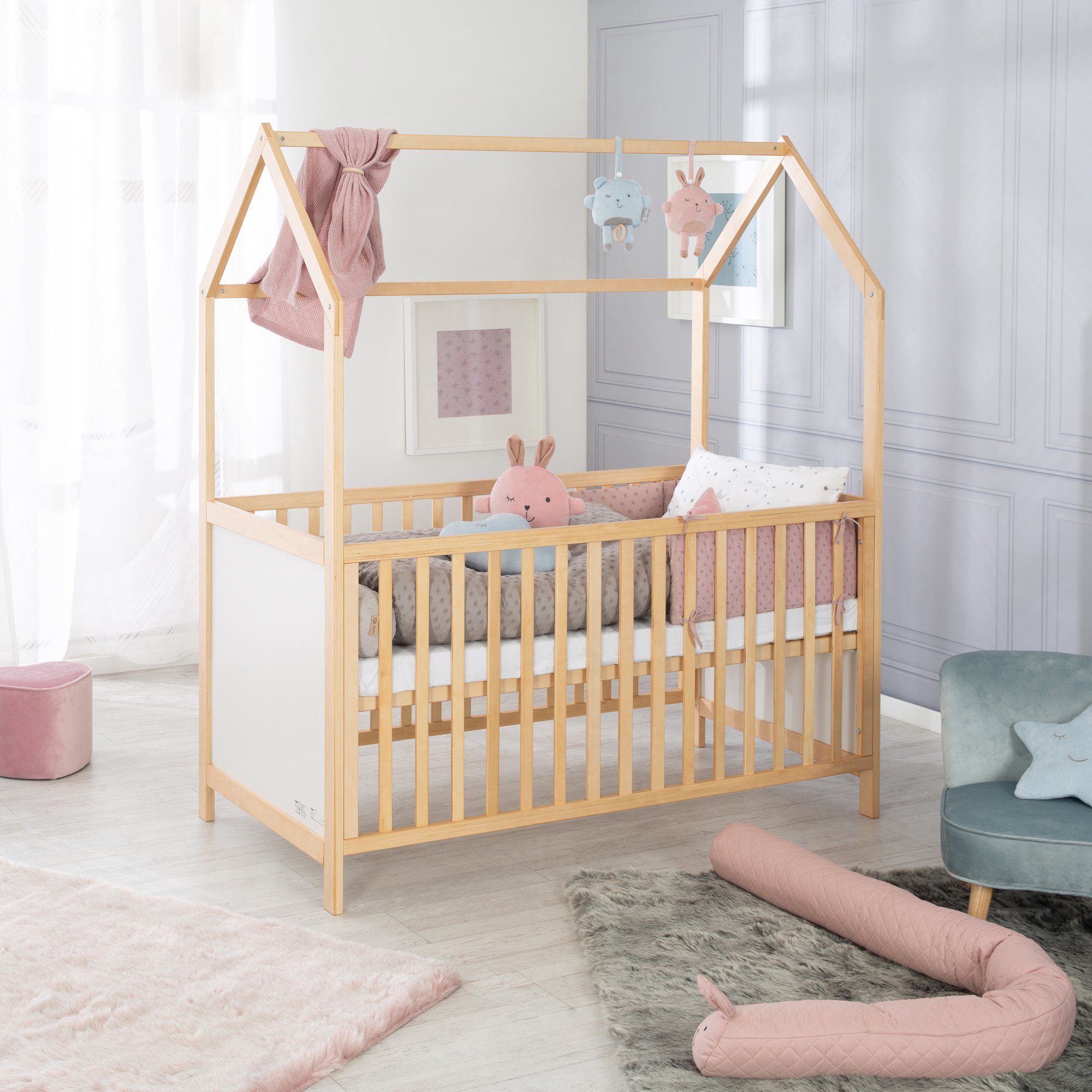 roba® Babybett Hausbett 70 x 140 günstig online kaufen