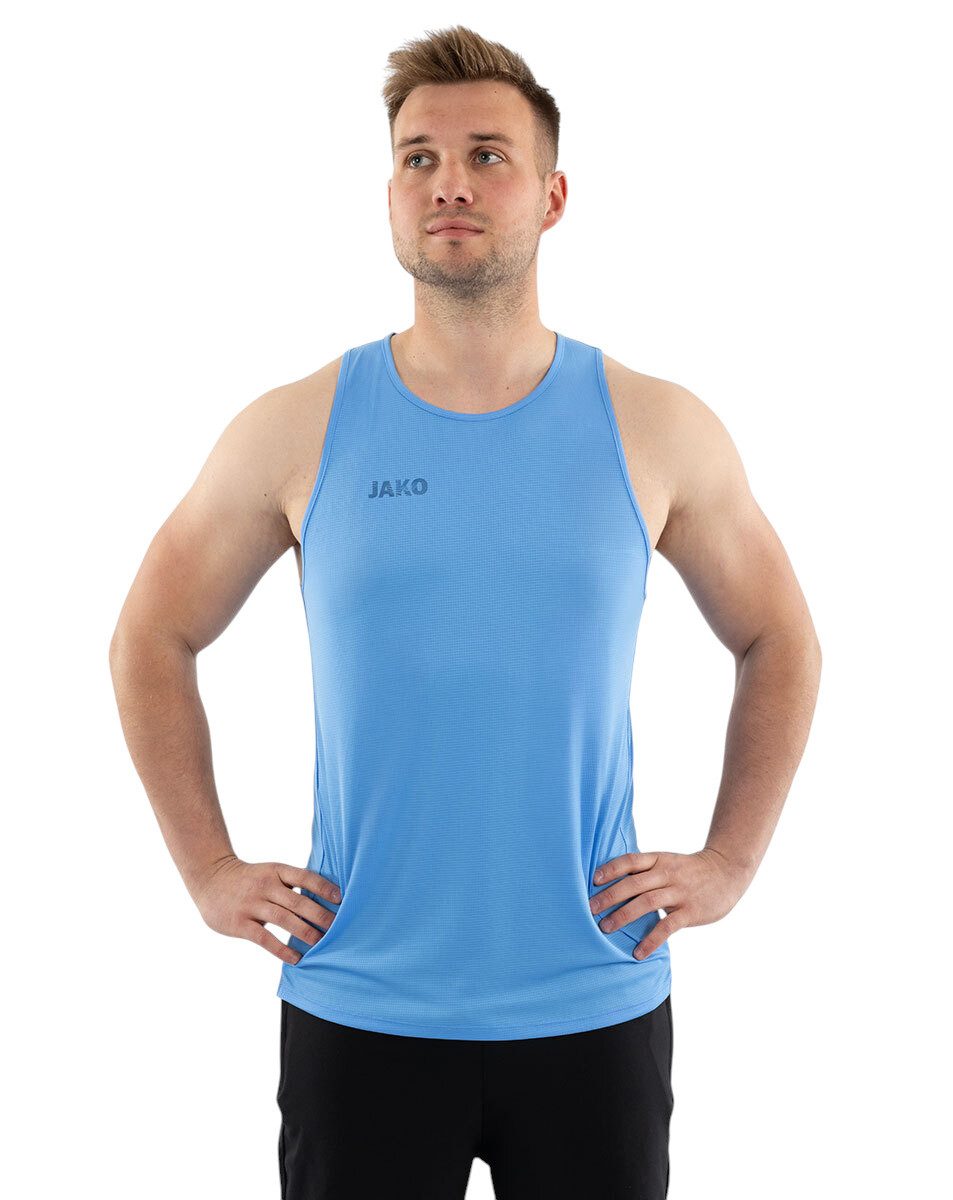 Jako Tanktop Light Flow (ärmellos) hellblau Herren