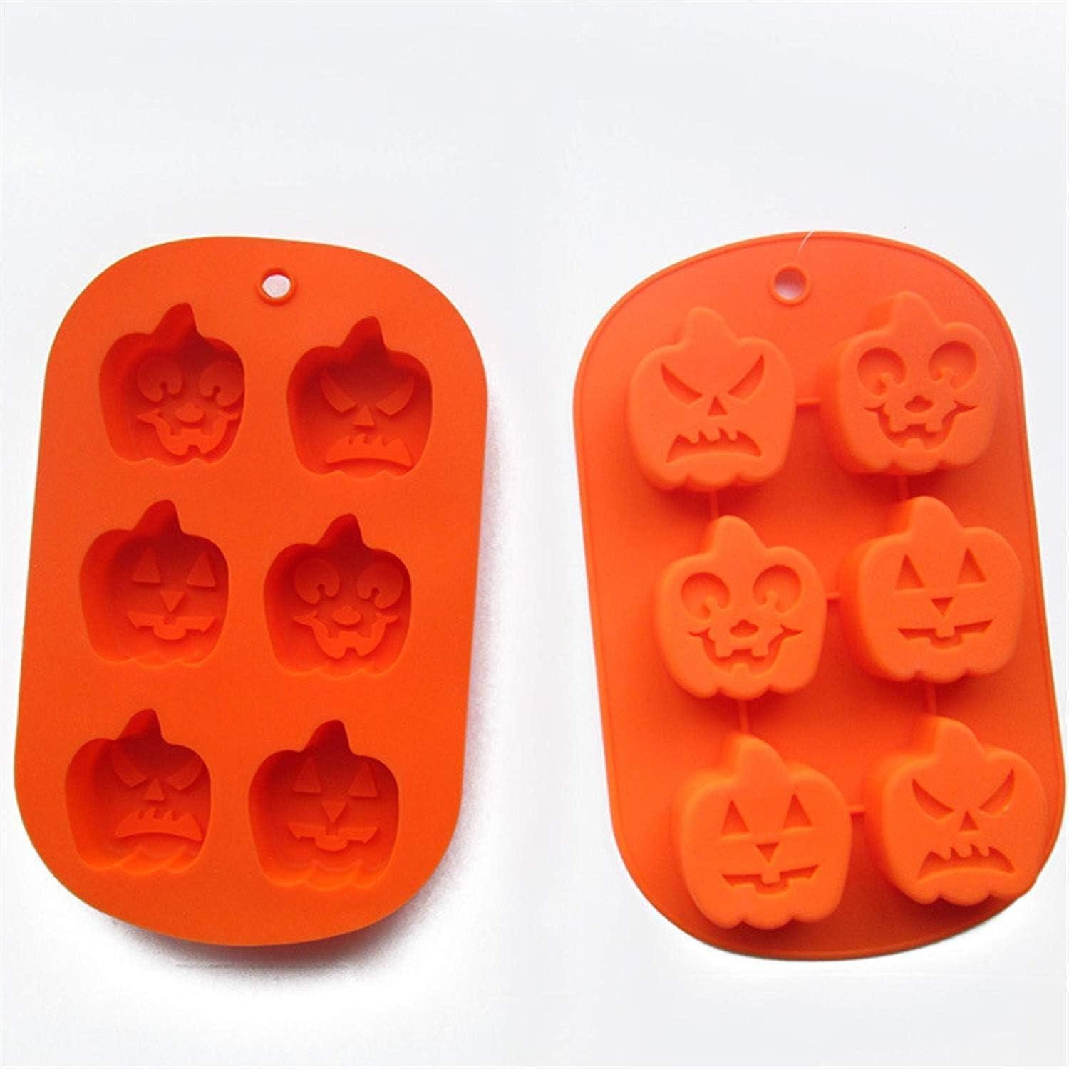 LuxusKollektion Silikonform Silikon-Kuchenform Halloween Kürbis 2 Stück