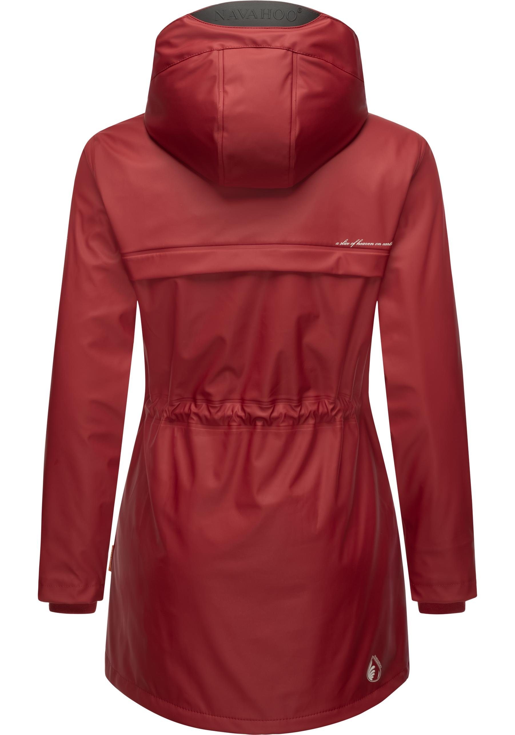 Navahoo Regenmantel Rainy Forest modischer Damen Outdoor Regenparka