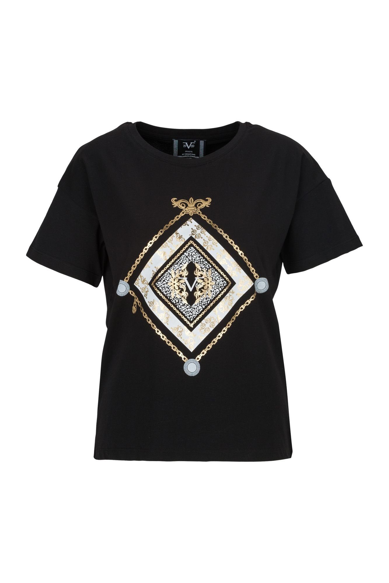 T-Shirt Italia BLACK Claudia by 19V69 Versace