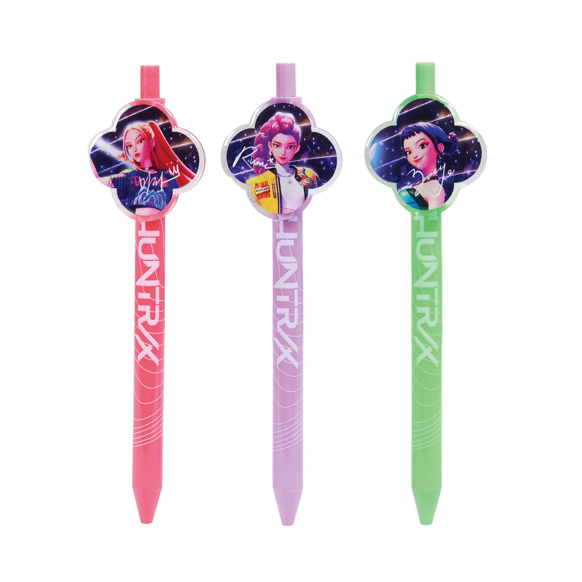 Blue Sky Designs Kugelschreiber KPop Demon Hunters - 3er Stiftepack Huntr/x, (3-tlg)