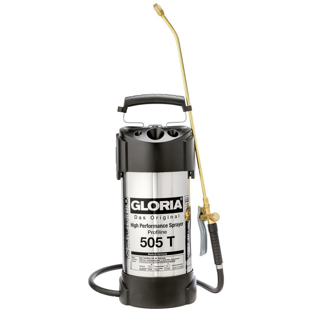 Gloria Garten Drucksprühgerät Gloria Haus und Garten 000506.0000 505 T Profiline Drucksprüher 5 l