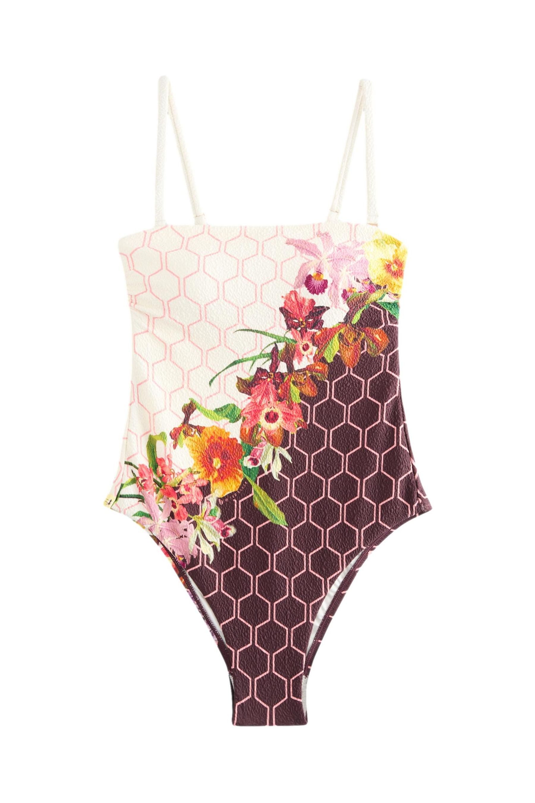 Badeanzug B by Ted Baker bauchformender Bandeau-Badeanzug