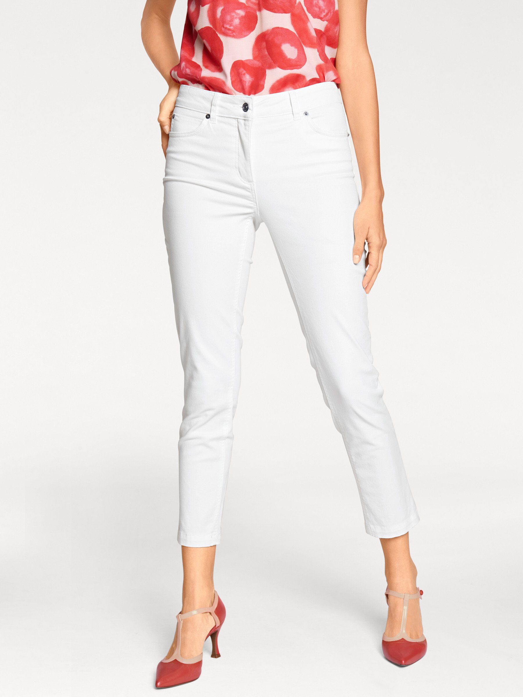 heine Bequeme Jeans weiß | Jeans