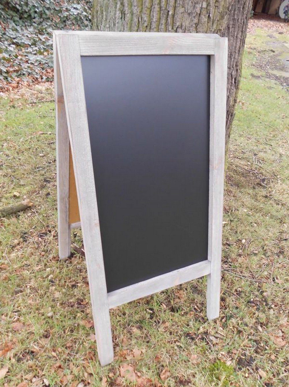 Deko-Impression Standtafel Werbetafel Kreidetafel Aufsteller beidseitig beschreiben Holz 100 cm, (1-tlg)