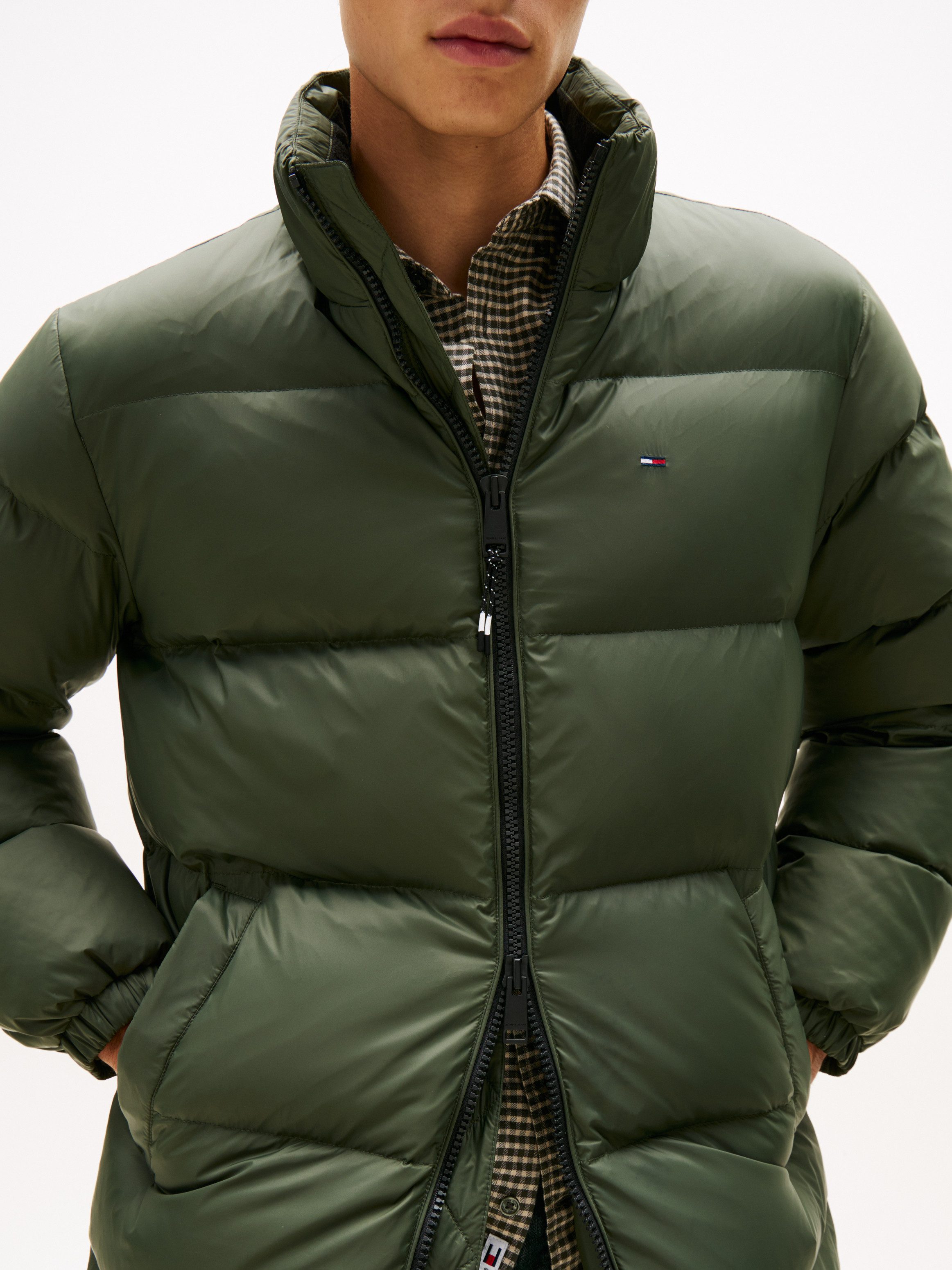 Tommy Jeans Steppjacke TJM ESSENTIAL DOWN PARKA Daunenjacke, Übergangsjacke mit Kapuze