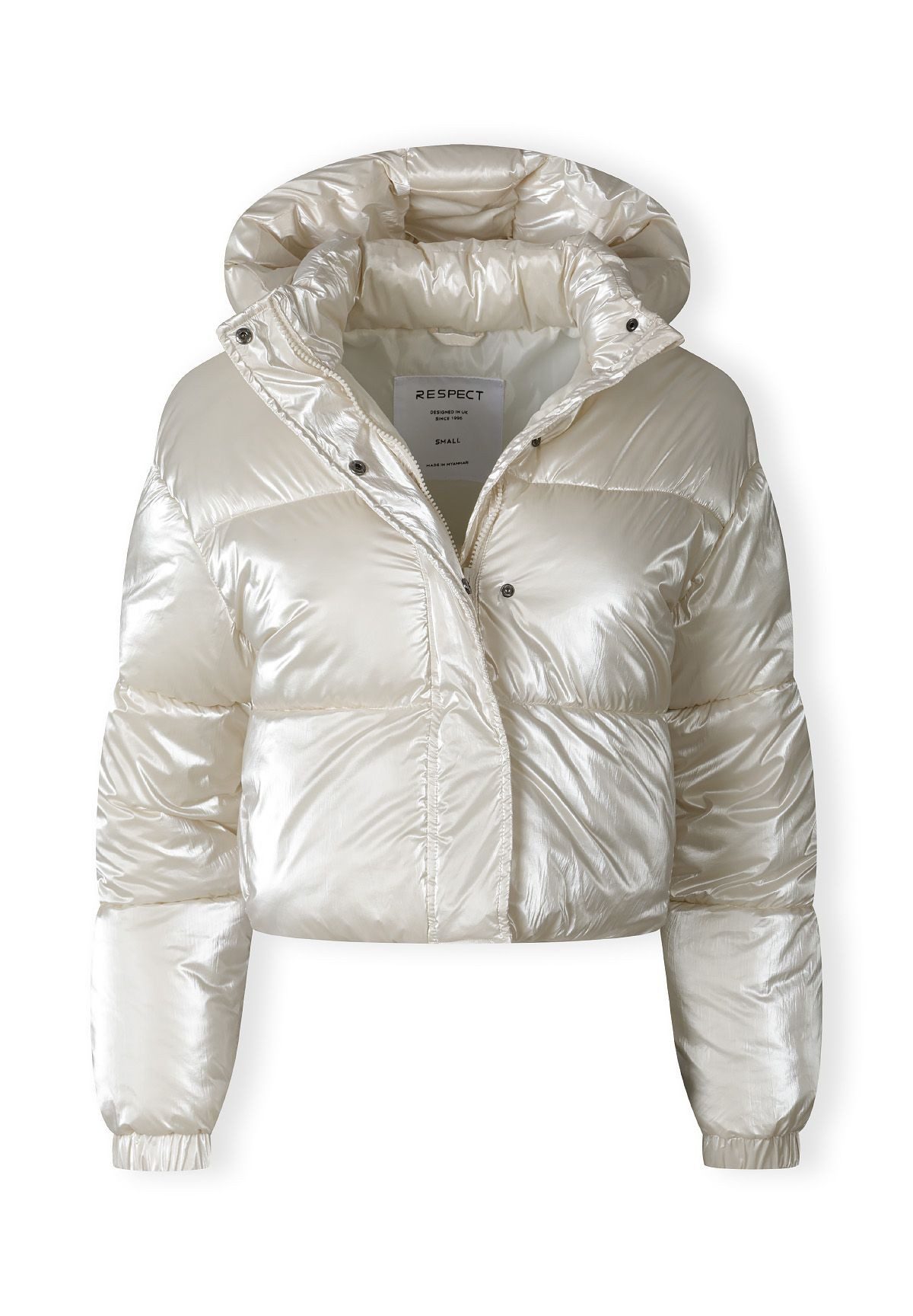 Respect Winterjacke Gefütterte Jacke im Metallic-Look (XS-XL)
