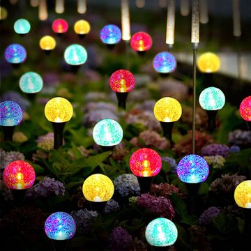 7Magic LED Gartenleuchte, für Gärten, Gehwege, LED fest integriert, Warmweiß