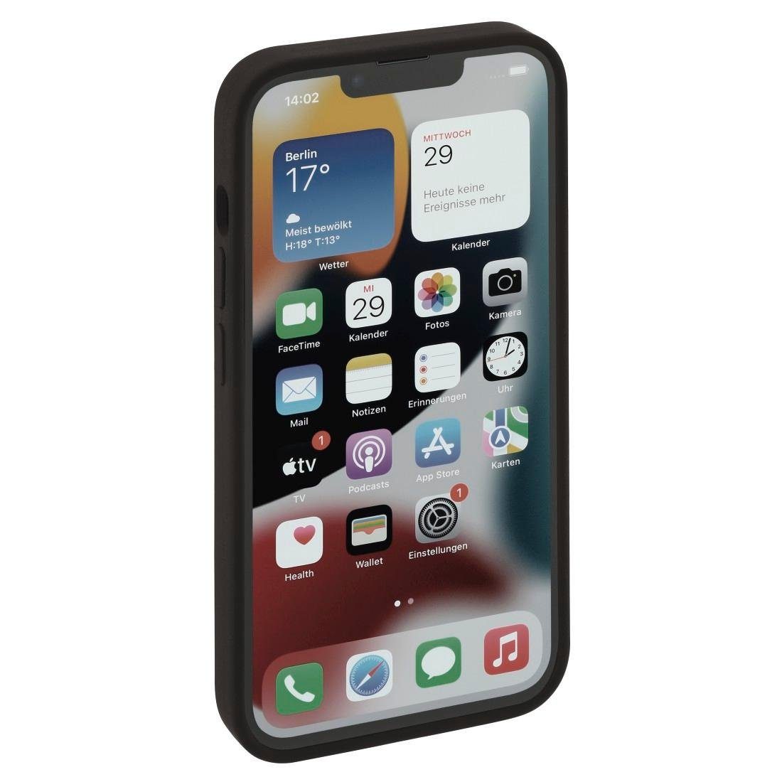 Hama Smartphone-Hülle Cover MagCase Finest Pro 14 Apple PRO f. iPhone Feel Smartphonehülle schwarz