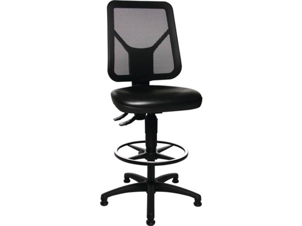 TOPSTAR Drehstuhl TOPSTAR 73280PU0T Arbeitsdrehstuhl TEC 80 C Bodengleiter + Fußring Po