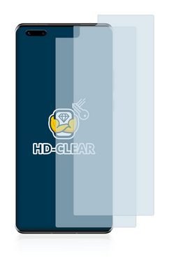 BROTECT Schutzfolie für Huawei Mate 40 Pro, Displayschutzfolie, 2 Stück, Folie klar