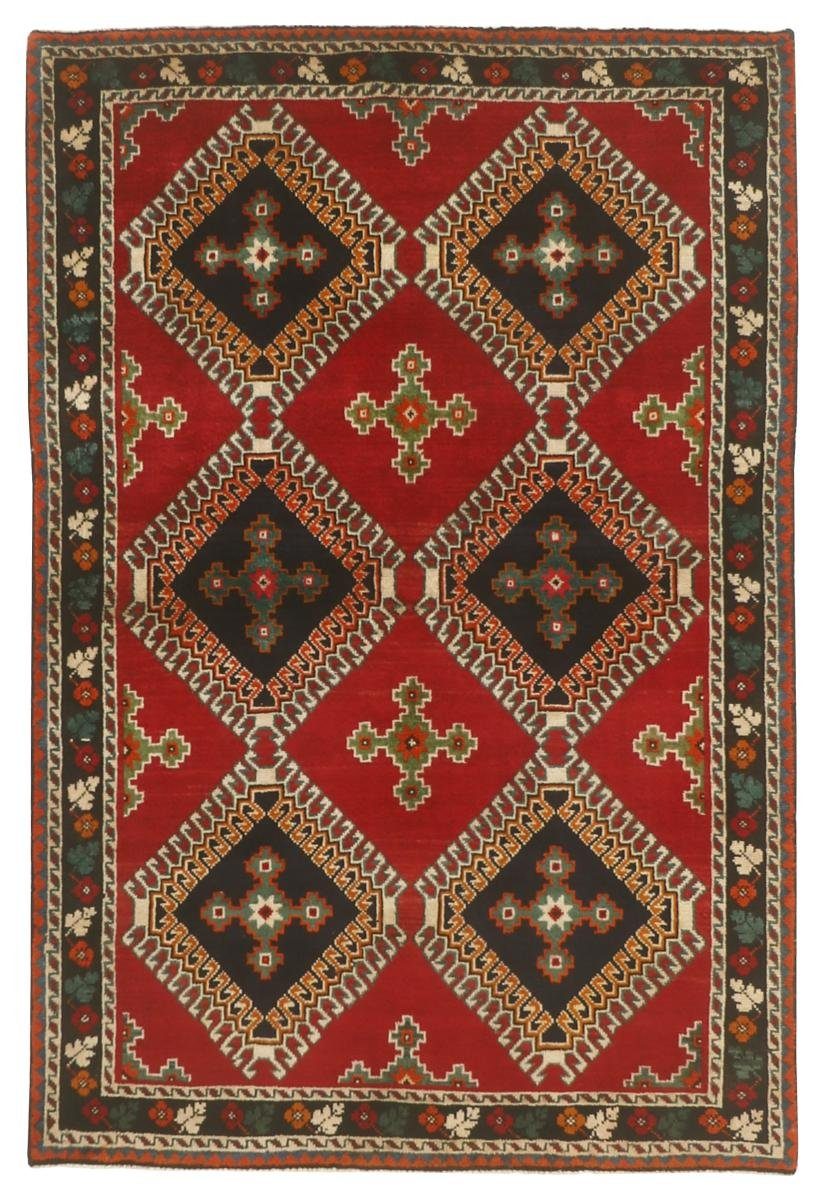 Orientteppich Ghashghai 122x187 Handgeknüpfter Orientteppich / Perserteppich, Nain Trading, rechteckig, Höhe: 12 mm