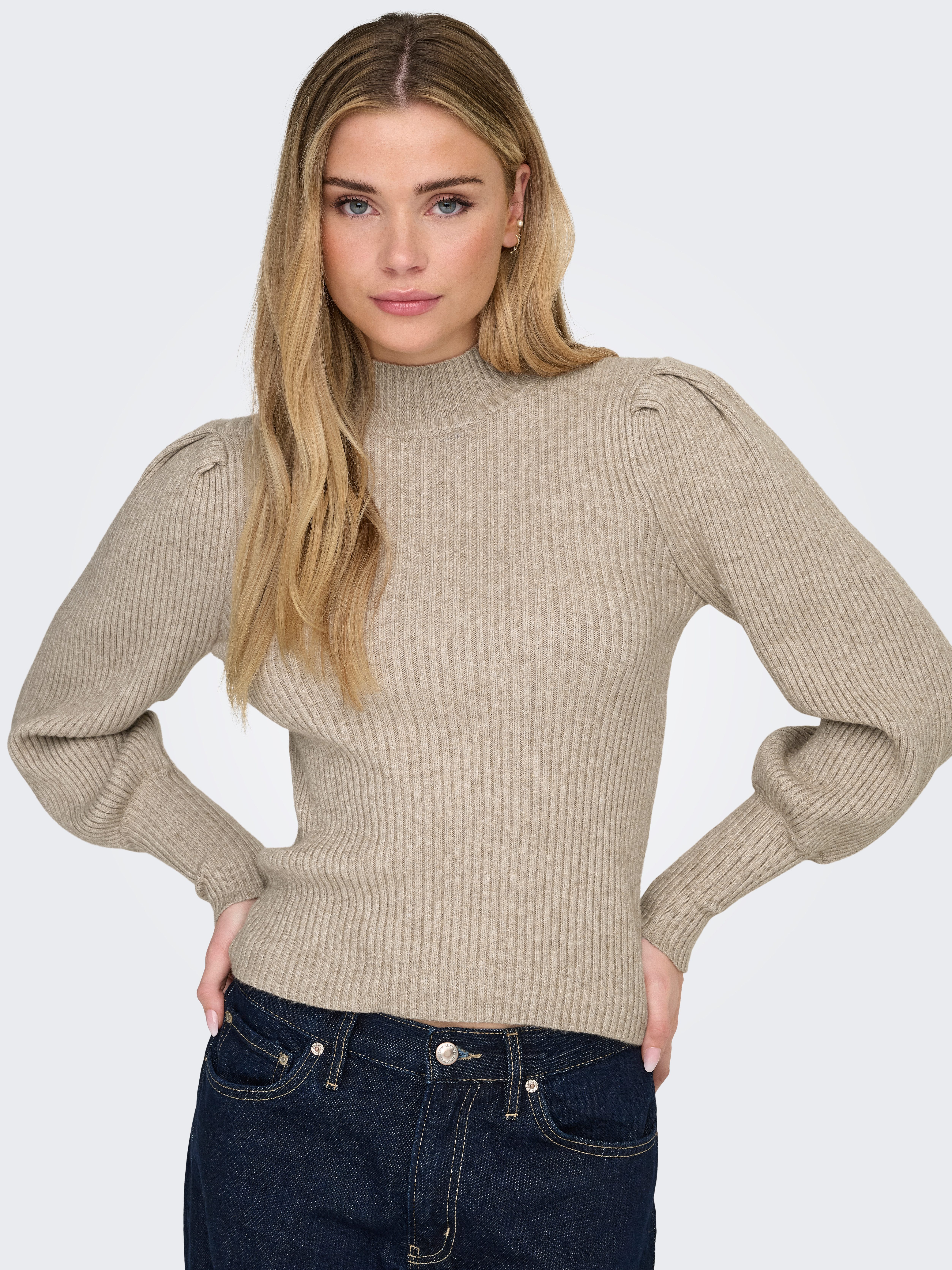 ONLY Strickpullover ONLKATIA L/S HIGHNECK PULLOVER KNT NOOS Viskosemischung