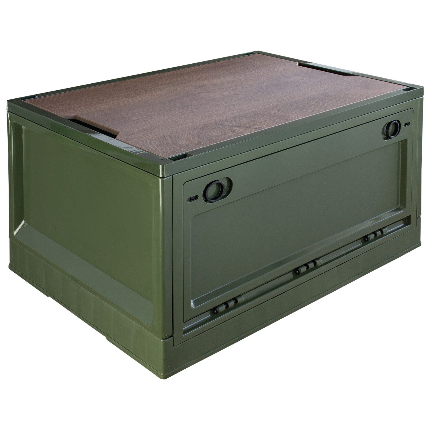 Trucky Faltbox Storage Box 45 L Camping Klappbox Klappkiste faltbar 50x35x29 cm Grün