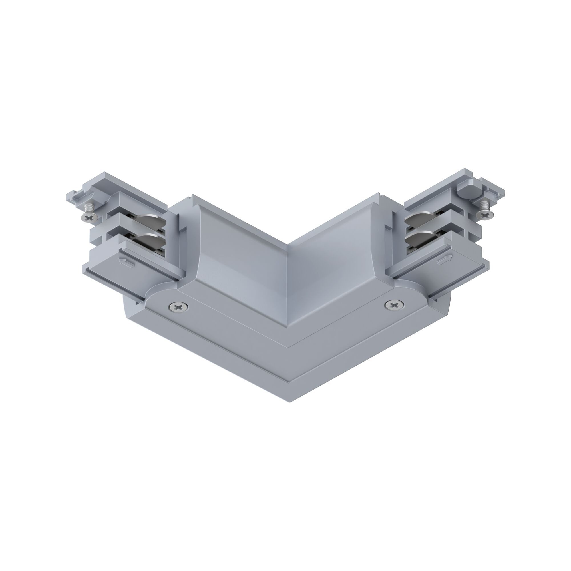 Paulmann ProRail3 Verbinder L-Stück Außen 101x101 mm max. 3680W Silber Lampen-Verbindungskabel
