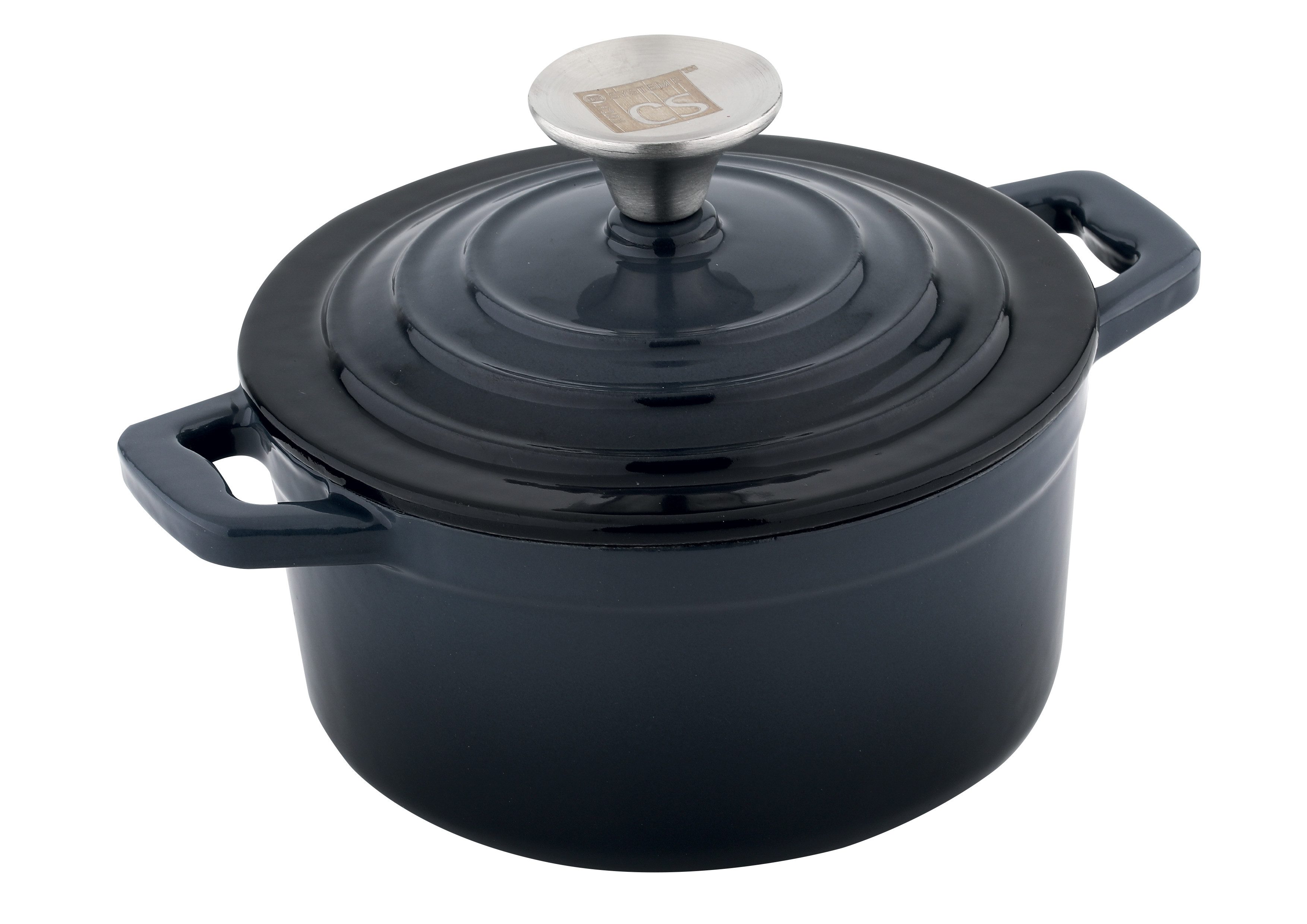 CS Koch-Systeme Kochtopf XANTEN, Durchmesser: 14 cm, Gusseisen, Gusseisen (1-tlg), Gusseisen aus DISA-Verfahren mit PronamelPlus Emaille