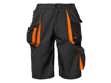 Classic Arbeitsshorts Kurze-Arbeitshose Shorts Cargo-Schutzhose Sommer Schwarz-Orange