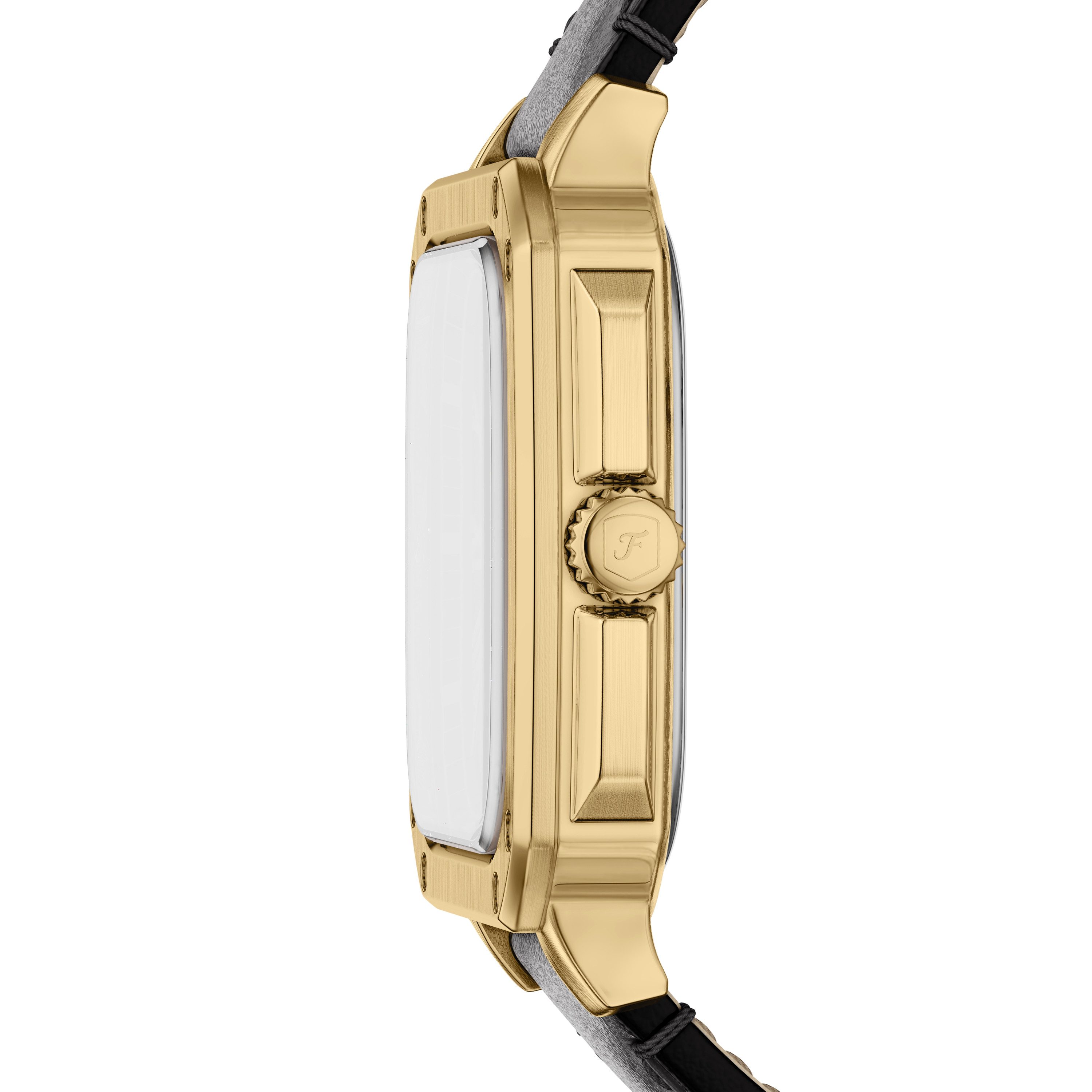 Fossil Quarzuhr Crosby FS6151, Armbanduhr, Herrenuhr, Lederarmband, analog, günstig online kaufen