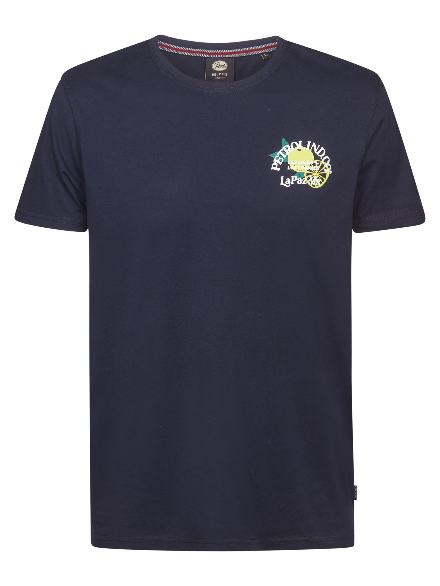 Petrol Industries T-Shirt T-Shirt mit Rückenprint CosmosAzul