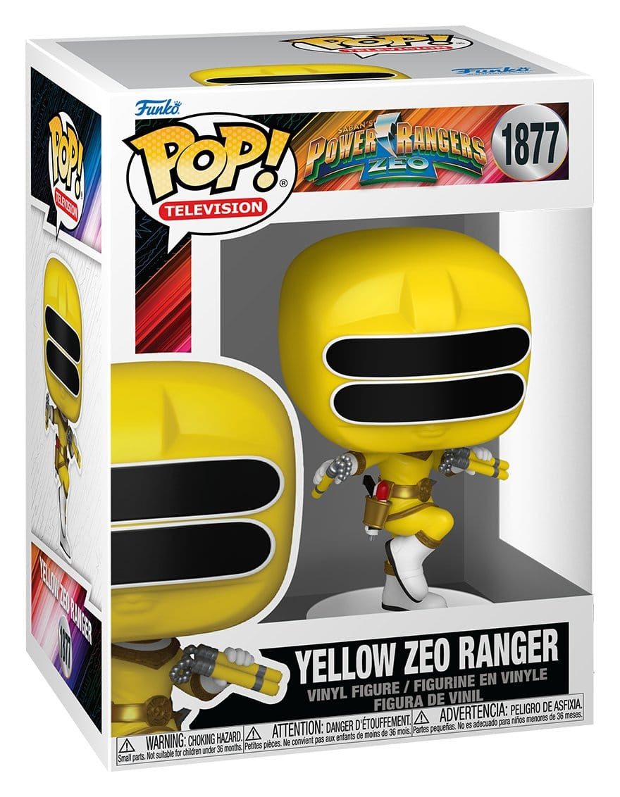 Funko Merchandise-Figur Power Rangers Zeo POP! Movies Vinyl Figuren Zeo Ranger Yellow 9 cm
