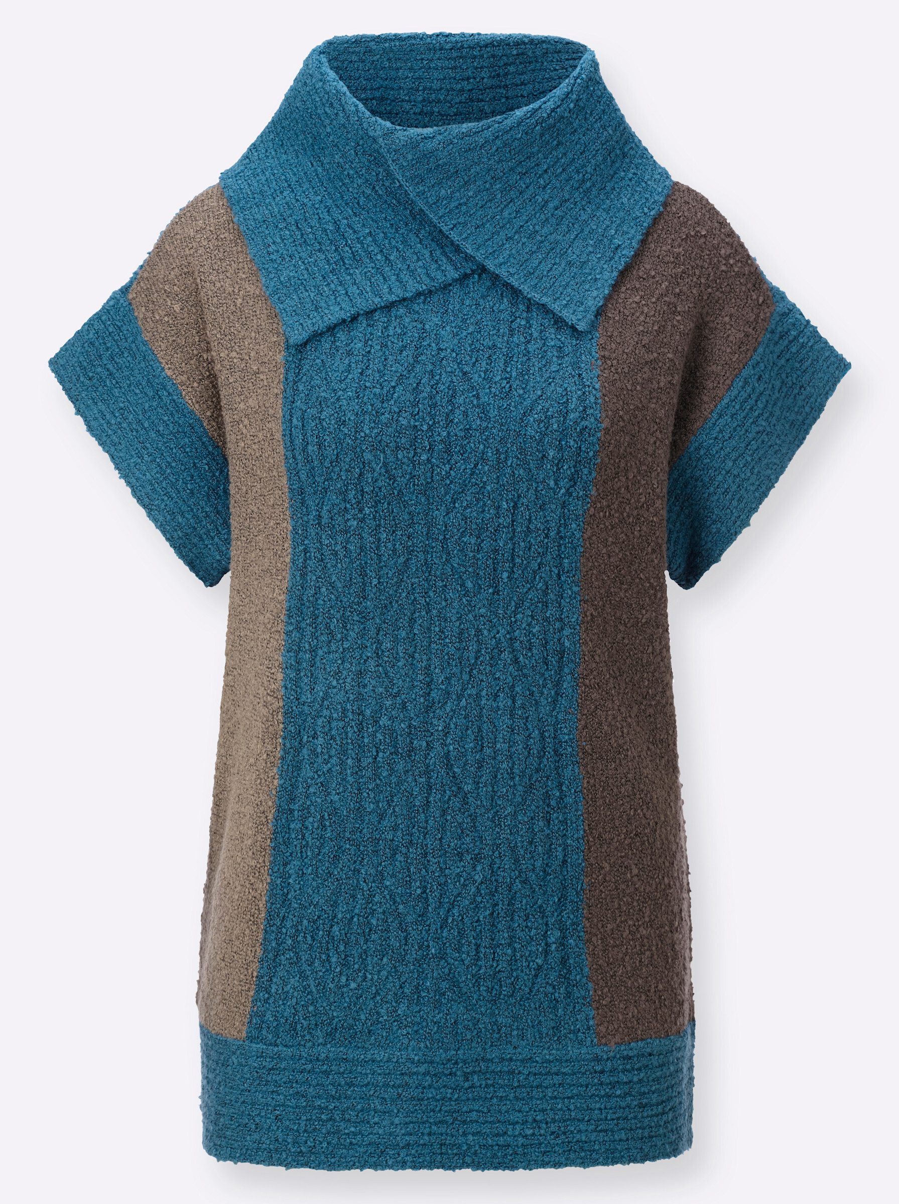 Witt Pullunder Pullunder Überschnittener Arm Mustermix gestrickt