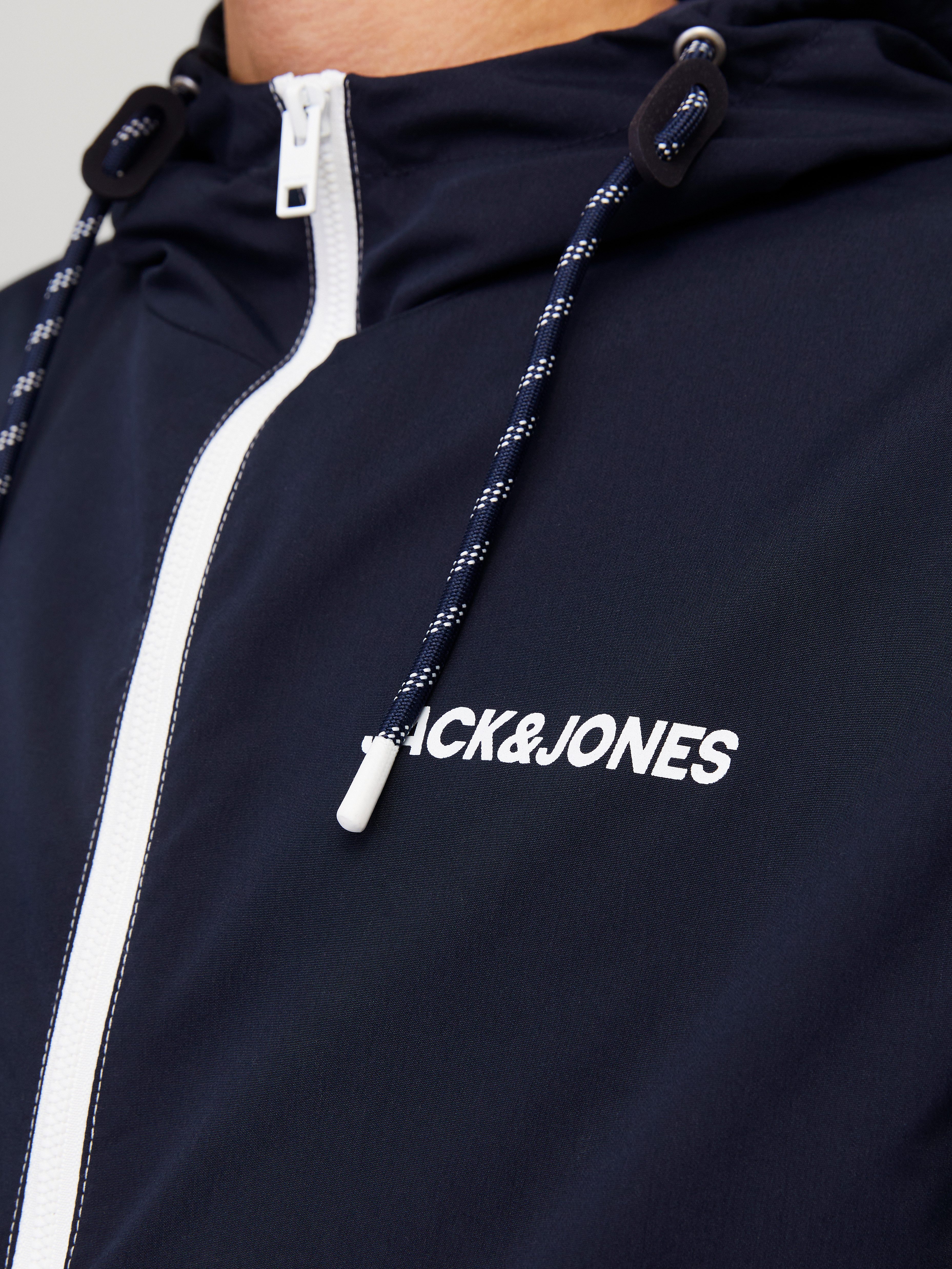 Jack & Jones Blouson JJERUSH mit Kapuze Kunstfaser, regular fit