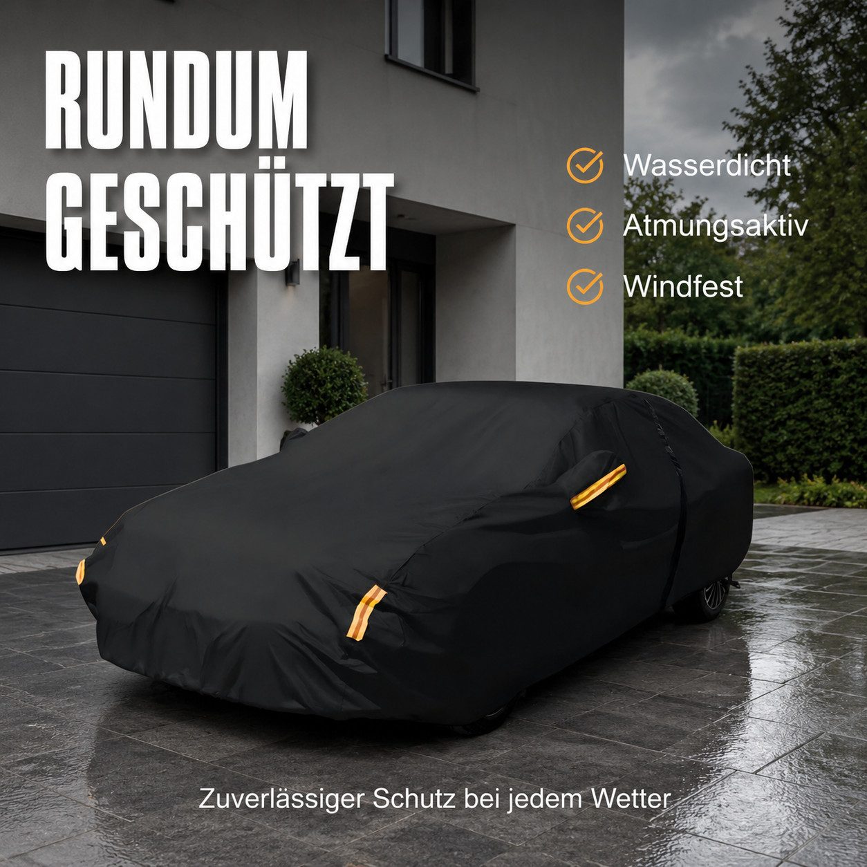 MIBODE Autoplane Autoplane Autoschutzhülle Auto Abdeckplane Car Cover Autoplane Silber