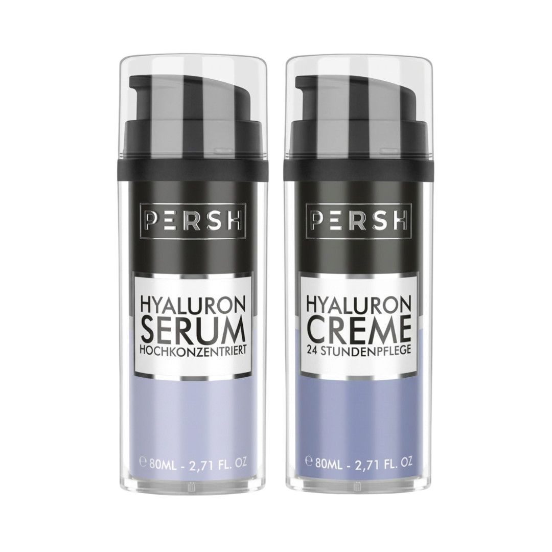 PERSH Hautpflege-Set Hyaluron Pflege-Set Spar-Set, Set, Hyaluron Set, Set, Spar-Set, Hautpflege-Set