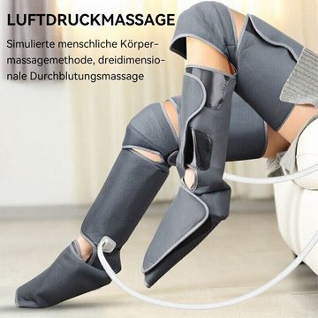 Welikera Fußmassagegerät Bein-Massagegerät, 360° Massage an 12 Stellen 3 Modi Schmerzlinderung