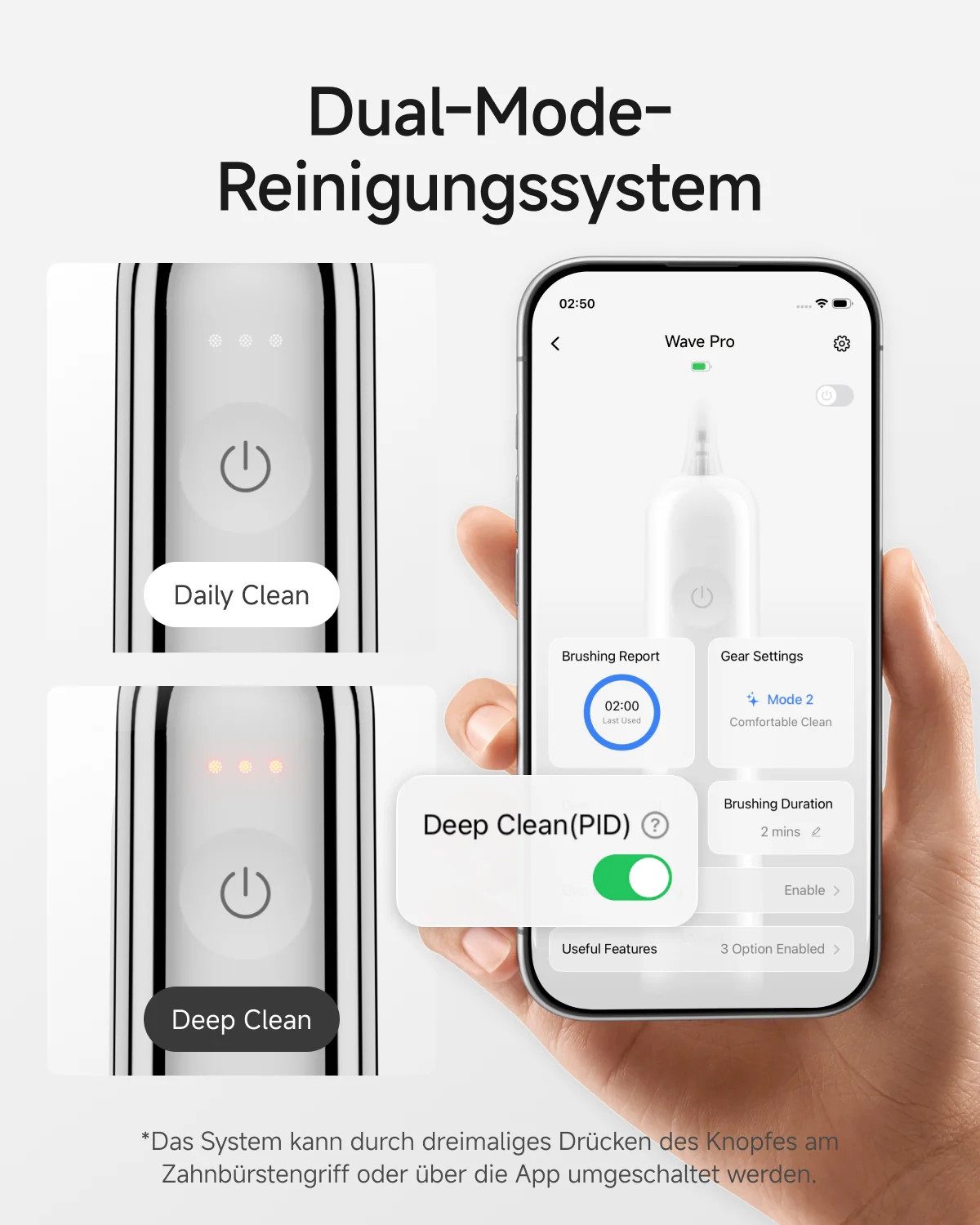 laifen Elektrische Zahnbürste Laifen Wave Pro Elektrische Zahnbürste