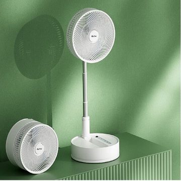 Elegear Tischventilator /Standventilator flatbarer Ventilator, mit Schwenkfunktion 5 Windmodi