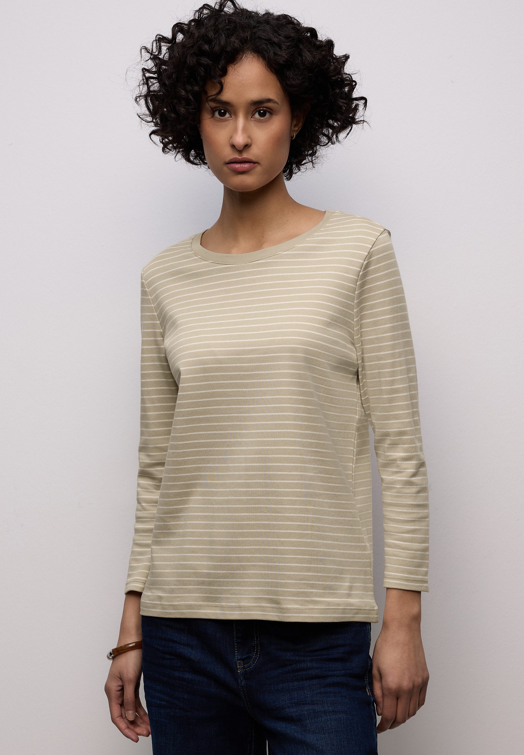 STREET ONE 3/4-Arm-Shirt mit 3/4 Ärmeln