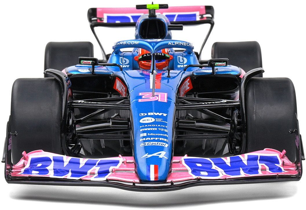 Solido Modellauto Solido Modellauto 1:18 Alpine Formel 1 A522 Ocon Australien GP 2022 S1, Maßstab 1:18