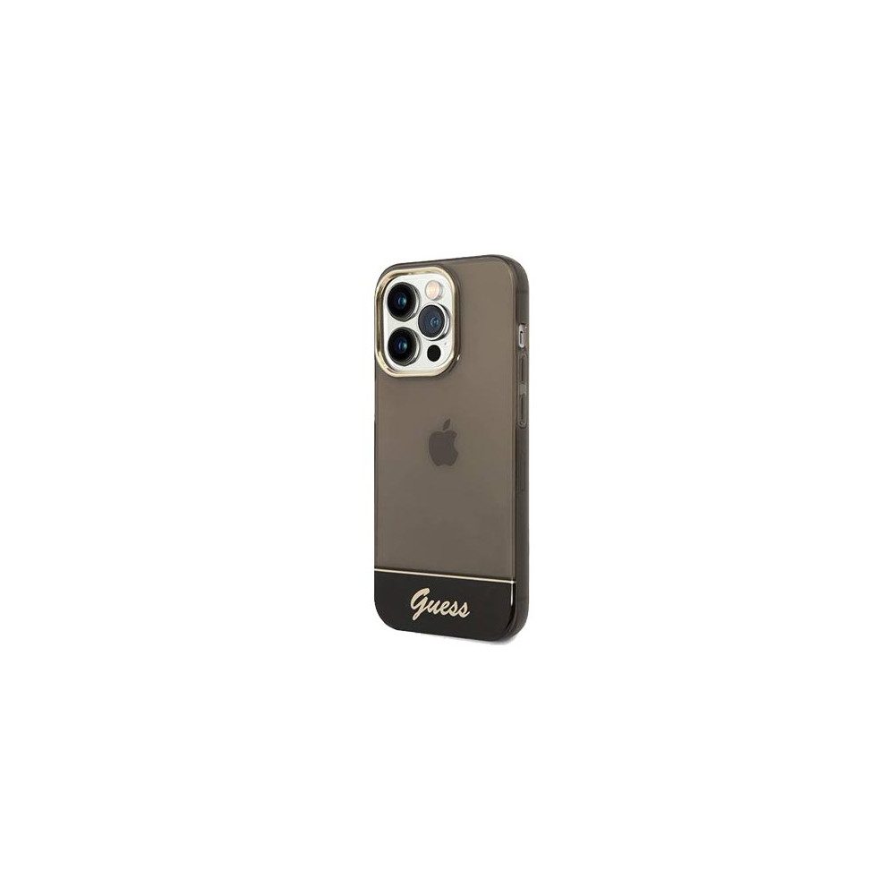 Guess Handyhülle GUESS Hart Cover Transparent für iPhone 14 Pro iPhone 14 Pro
