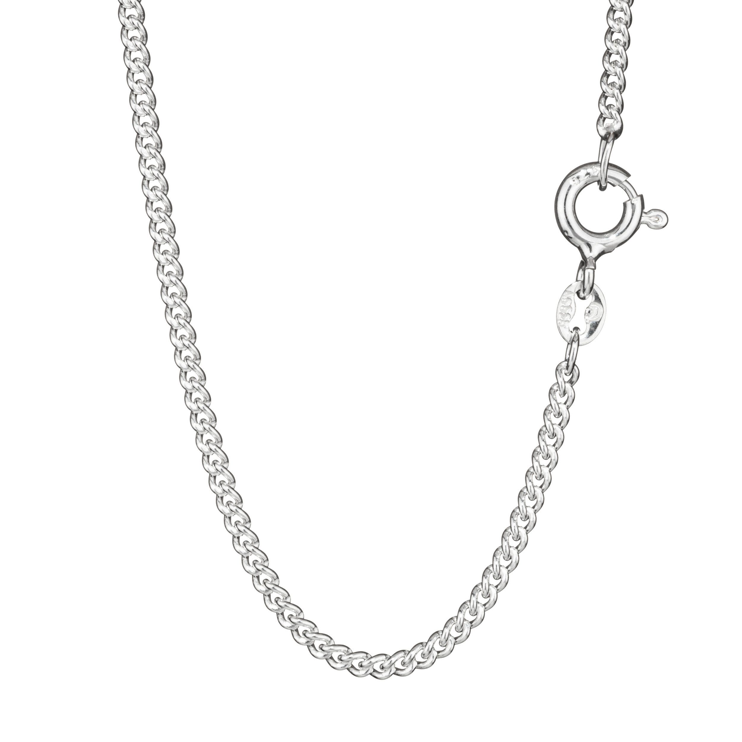 NKlaus Panzerkette Halskette 55cm Panzerkette rund 925 Sterling Silbe (1 St günstig online kaufen