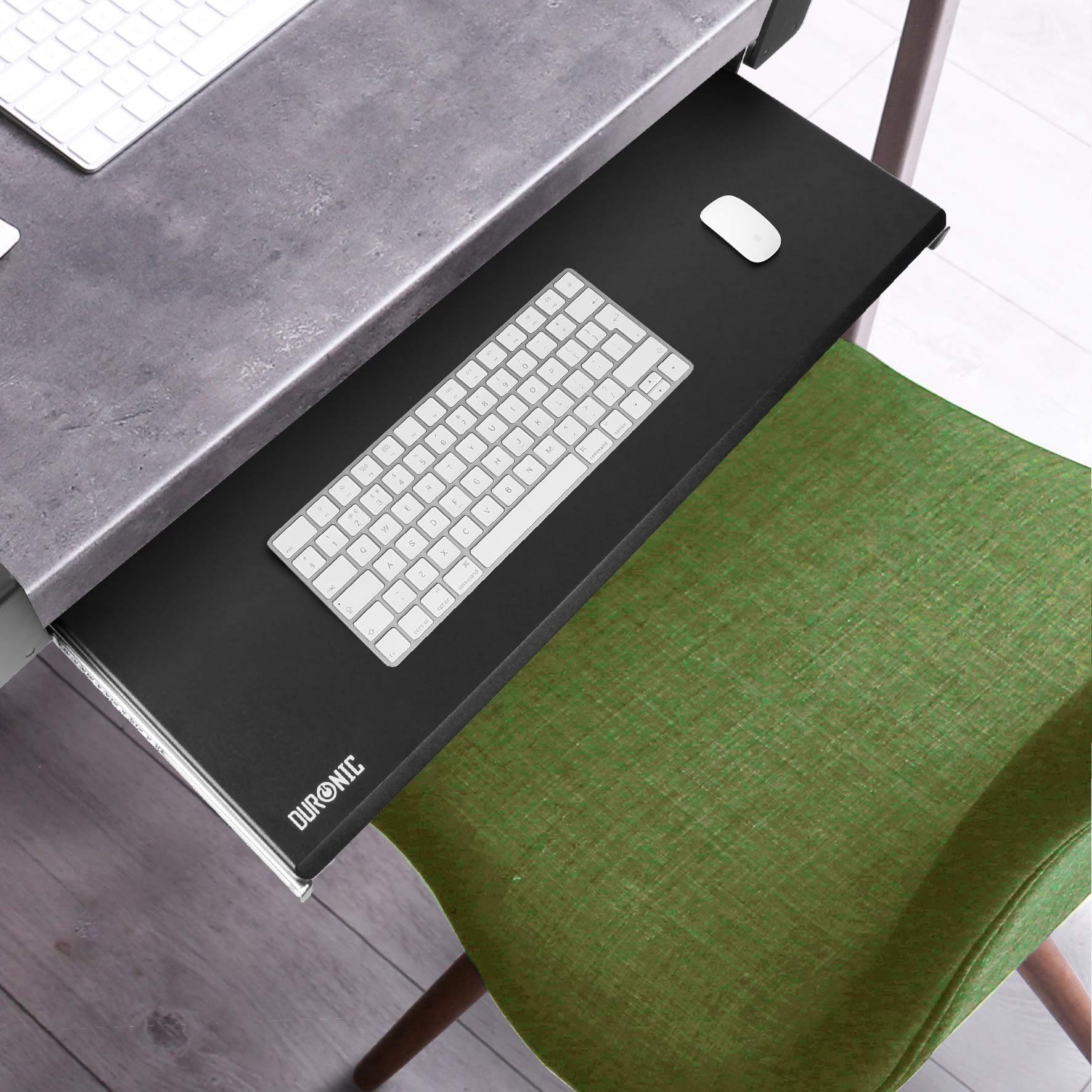 Duronic Schreibtischaufsatz, DKTPX1 Tastaturauszug, Tastaturschublade 68 günstig online kaufen