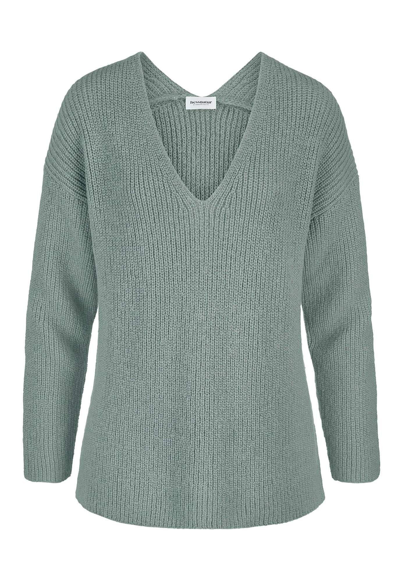 Hessnatur Strickpullover aus reinem Alpaka (1-tlg)