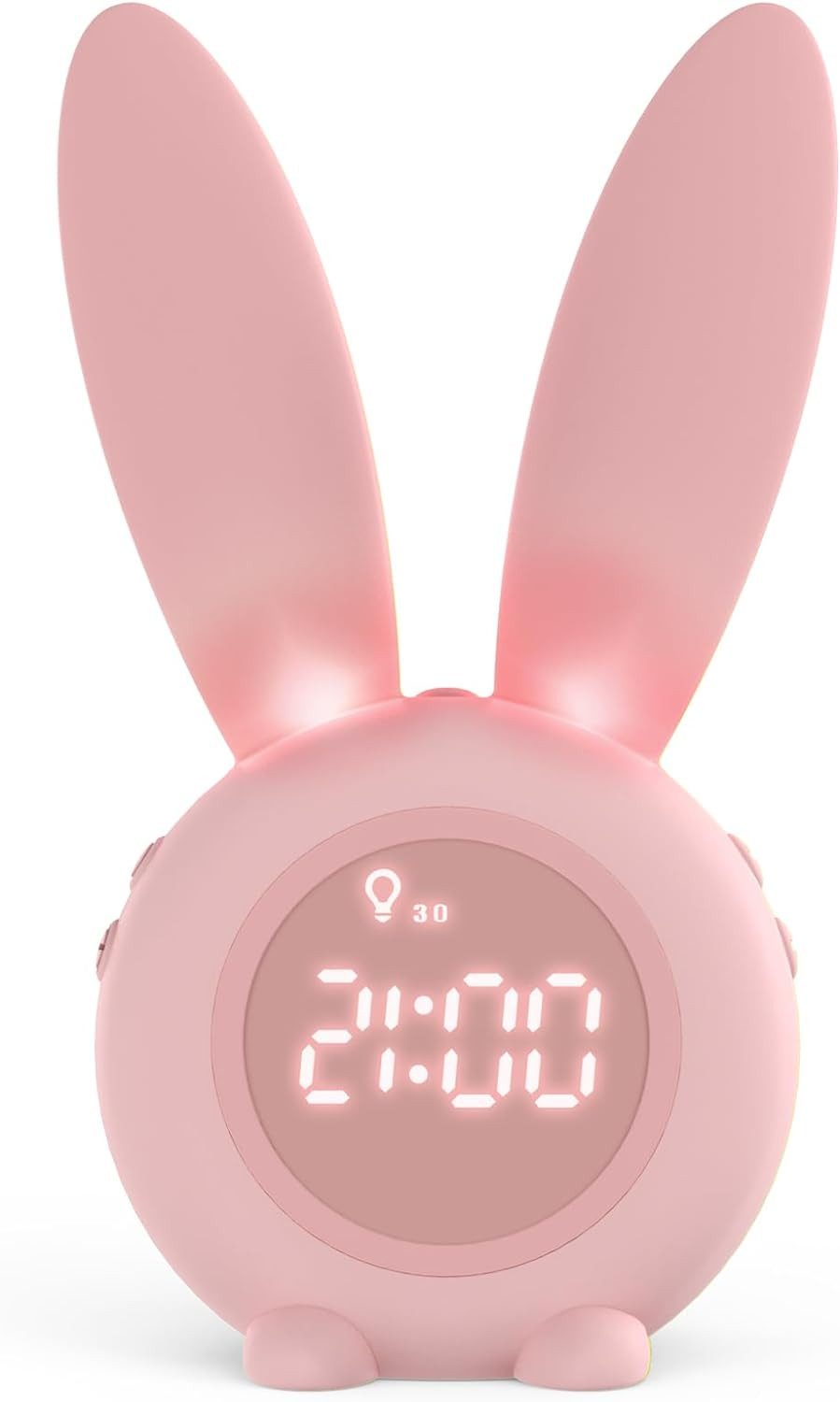zggzerg Glockenwecker Kinder Lichtwecker Cute Rabbit Kinderwecker günstig online kaufen