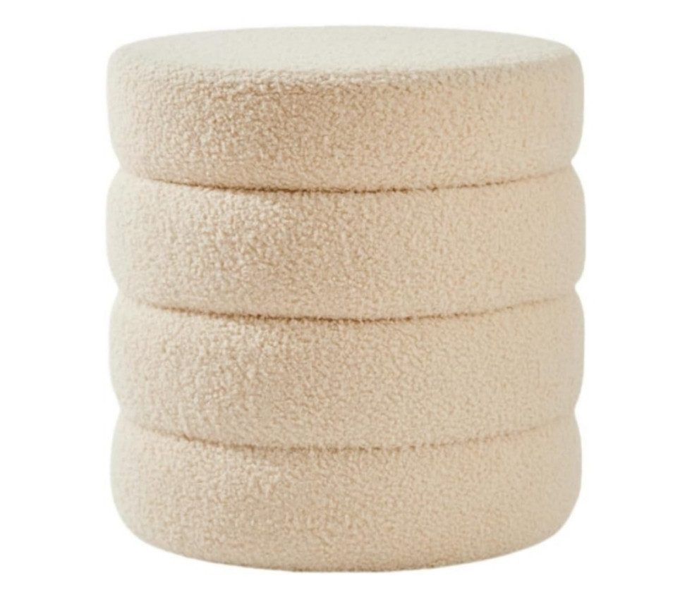 Zedelmaier Sitzhocker Stilvolle Sitzhocker, Polsterhocker, Fußhocker, Schminktisch Hocker