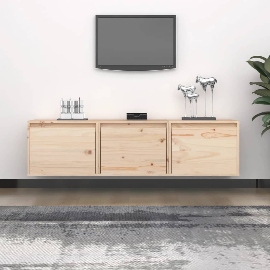 furnicato TV-Schrank TV-Schränke 3 Stk. Massivholz günstig online kaufen