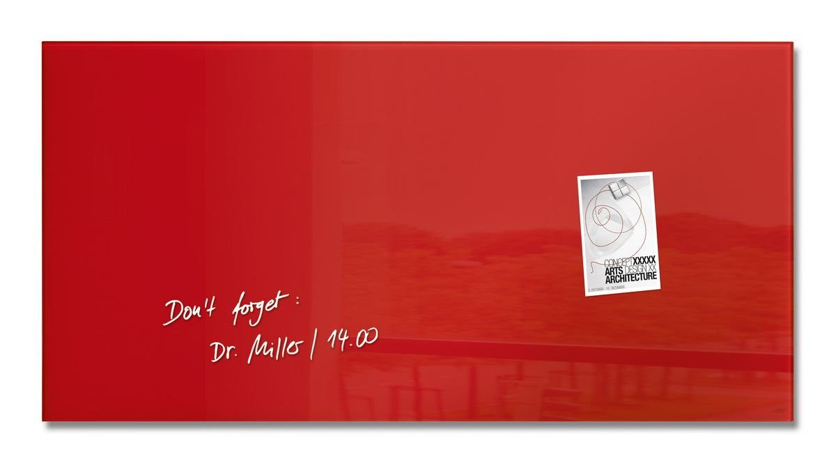 Sigel Magnettafel, Sigel Glas Magnetboard artverum® 91x46 Whiteboard Magnet Wand Tafel