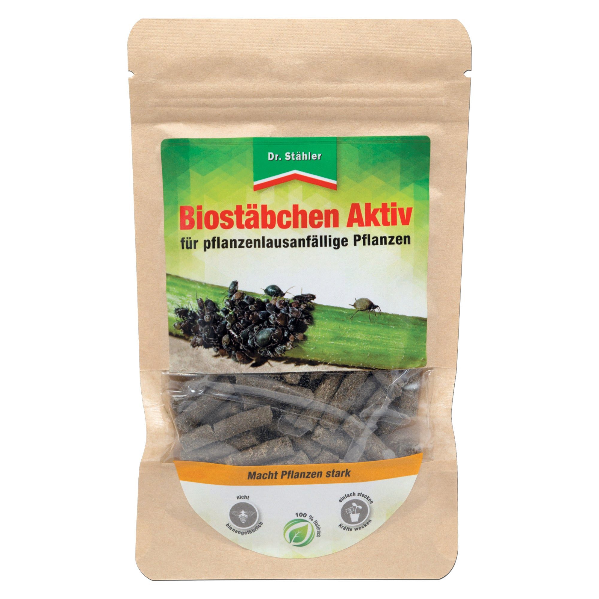 Dr. Stähler Pflanzenstärkungsmittel Biostäbchen Aktiv: Hochwirksames Pflanzenstärkungsmittel für Pflanzen, Stäbchen, 1-St., Hochwertige Inhaltsstoffe, Vermindert Anfälligkeit, Pflanzenstärkung