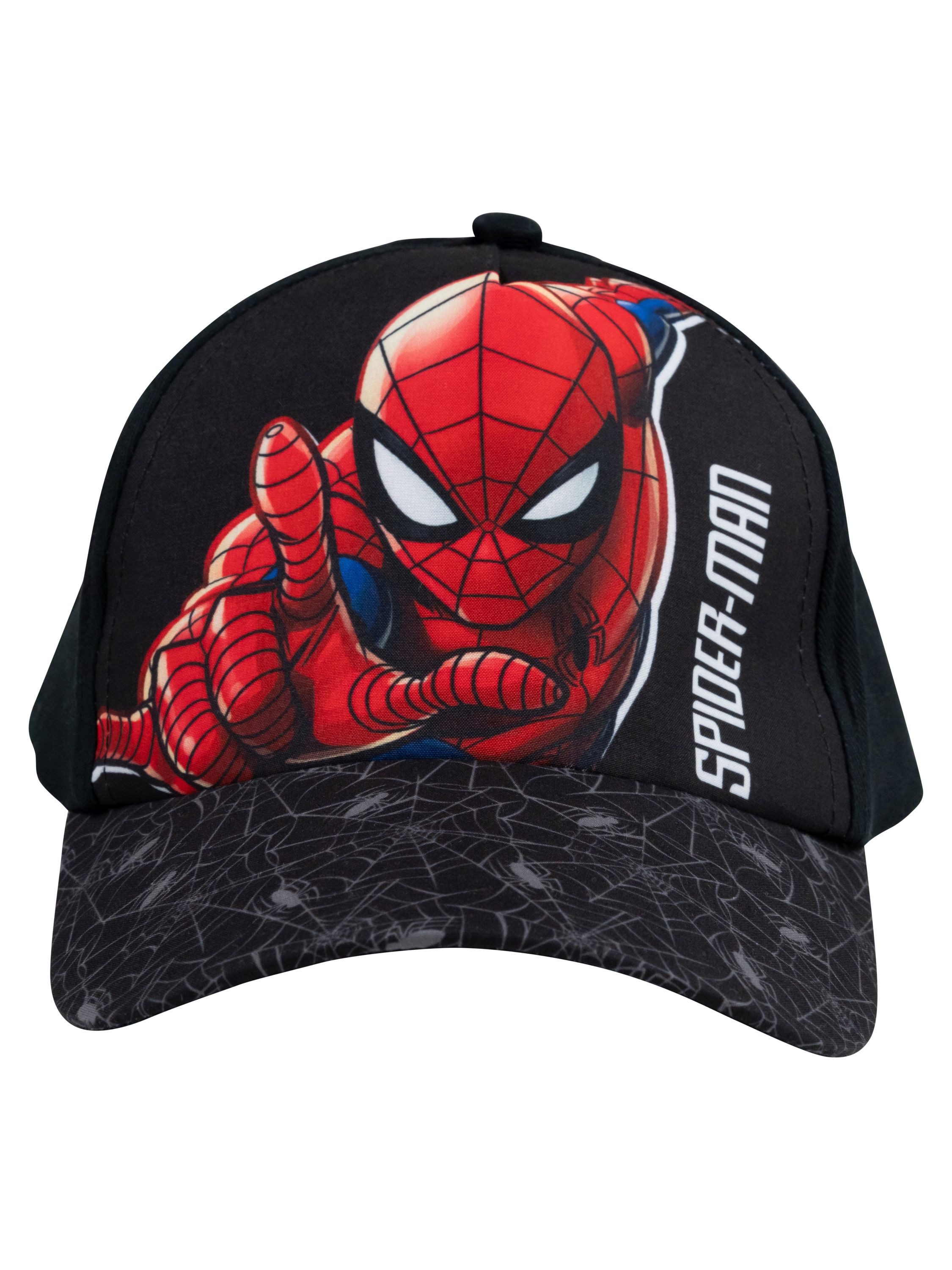 United Labels® Baseball Cap Marvel Spiderman Kappe Cap Basecap Baseballkappe verstellbar